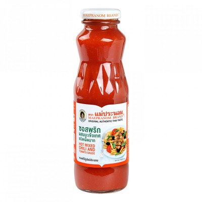 Умеренно острый соус из перцев чили и томатов